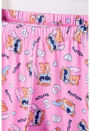 Pijama De Stitch Y Capybara Multicolor Para Niña 12