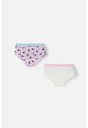 Pack X2 Panties De Stitch Y Capybara Multicolor Para Niña 12