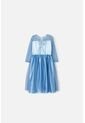 Vestido De Frozen Con Manga Larga Para Niña De 2T A 5T 3T de Disney