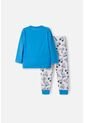 Pijama De Mickey Mouse Azul Manga Larga Para Niño 2T A 5T 4T de Disney