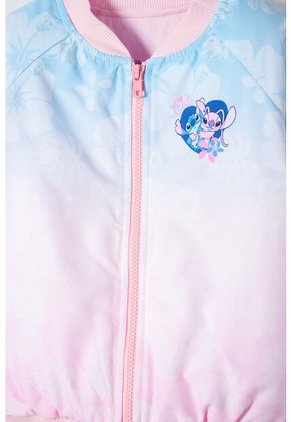 Chaqueta De Stitch Con Cierre Multicolor Para Niña 2T A 5T 3T