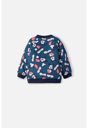 Chaqueta De Mickey Mouse Con Cierre Azul Para Bebé Niño 3-6
