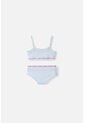 Conjunto De Top Y Panty De Stitch Azul Cielo Para Niña 4 de Disney