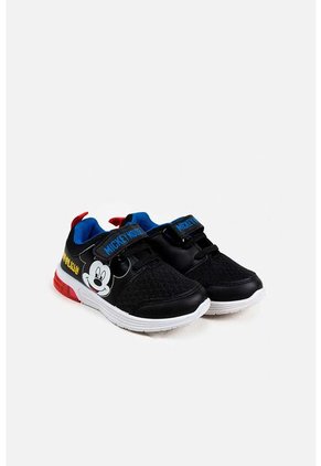 Tenis De Mickey Mouse Con Luces Negros Para Niño 24