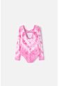 Vestido De Baño De Stitch Fucsia Manga Larga Para Niña 6 de Disney