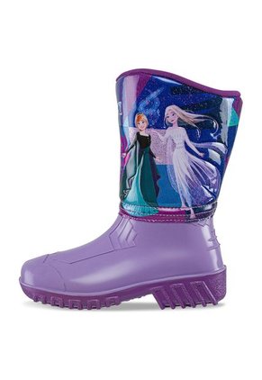 Botas De Lluvia Frozen Yurem Lila-Mora Para Niña Disney