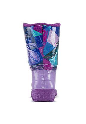 Botas De Lluvia Frozen Yurem Lila-Mora Para Niña Disney