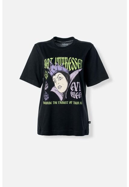 Camiseta Villanas Disney Regular Fit Para Mujer M