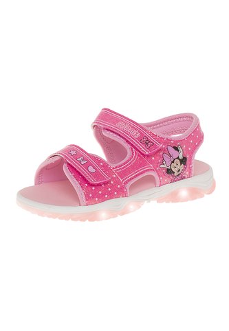 Sandalias Deportivas Con Diseño De Minnie Para Niña Pequeña Rosado Disney 211731 Disney