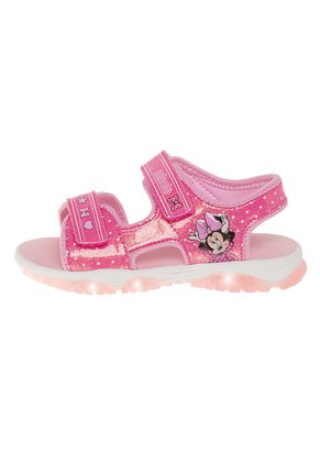 Sandalias Deportivas Con Diseño De Minnie Para Niña Pequeña Rosado Disney 211731