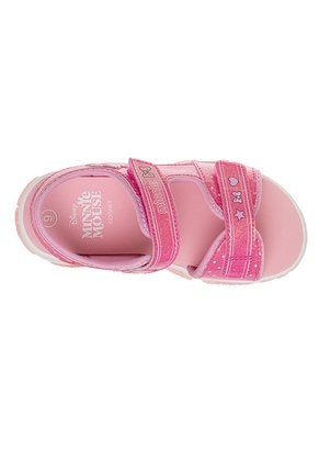 Sandalias Deportivas Con Diseño De Minnie Para Niña Pequeña Rosado Disney 211731