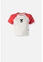 Camiseta De Mickey Mouse Crop Top Para Mujer M de Disney