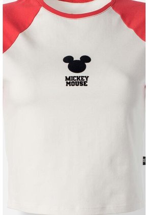 Camiseta De Mickey Mouse Crop Top Para Mujer M