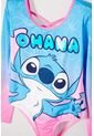 Vestido De Baño De Stitch  Manga Larga Multicolor Para Niña 10 de Disney