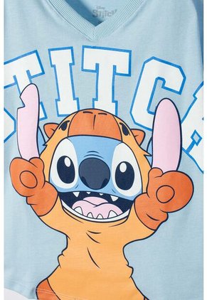 Conjunto De Stitch Y Capybara Azul Para Niña 8