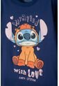 Camiseta De Stitch Y Capybara Manga Larga Azul Para Niña 4 de Disney