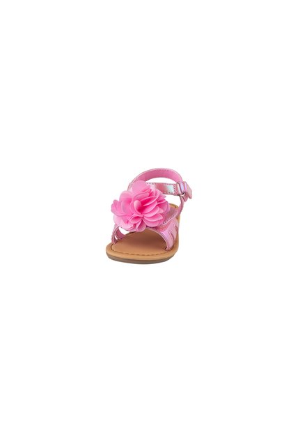 Sandalias Con Diseño De Minnie Y Flores Para Niña Pequeña Rosa Claro Disney 200087