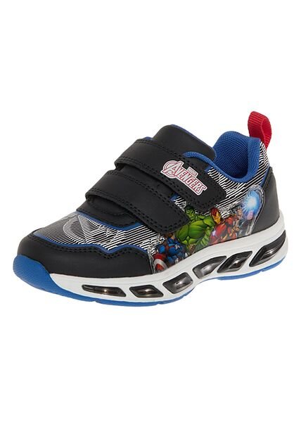 Zapatos Deportivos Con Diseño De Avengers Para Niño Pequeño Negro Disney 210026