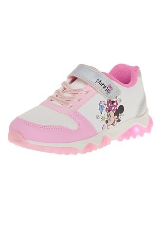 Zapatos Deportivos Con Diseño De Minnie Para Niña Pequeña Blanco Disney 210183 Disney