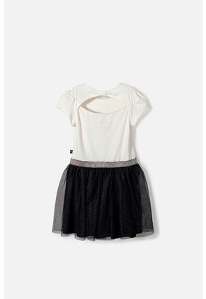 Vestido De Minnie Mouse Con Tull Marfil Para Niña 10