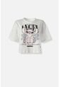 Camiseta De Lilo & Stitch Boxy Fit Para Mujer de Disney