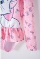 Vestido De Baño De La Gata Marie Rosado Manga Larga Para Niña 2t A 5t 4T de Disney