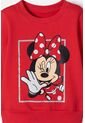 Buzo De Minnie Mouse Cerrado Rojo Para Niña 5T de Disney