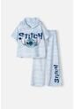 Conjunto De Lilo Y Stitch Azul De Pantalón Largo Para Niña 8 de Disney