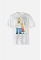 Camiseta De Los Simpson Regular Fit Para Hombre L de Disney