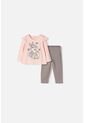 Conjunto De Tambor Pantalón Largo Rosa Para Bebé Niña 6-9 de Disney