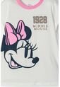 Pijama De Minnie Mouse Marfil Y Azul De Pantalón Largo Para Niña 6 de Disney