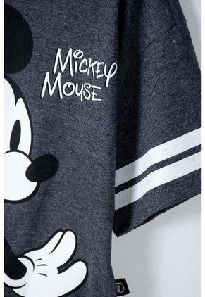 Camiseta De Mickey Mouse Manga Corta Negra Para Niña 4