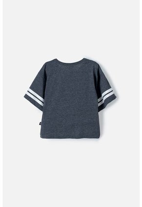 Camiseta De Mickey Mouse Manga Corta Negra Para Niña 4