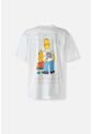 Camiseta De Los Simpson Regular Fit Para Hombre M de Disney