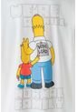 Camiseta De Los Simpson Regular Fit Para Hombre M de Disney