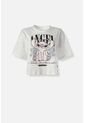 Camiseta De Lilo & Stitch Boxy Fit Para Mujer S de Disney