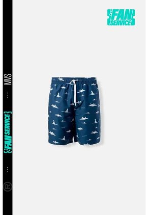 Pantaloneta De Baño De Los Simpson Con Cordón Azul Para Hombre XS