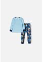 Pijama Pato Donald Con Pantalón Largo Azul Para Bebé Niño 6-9 de Disney