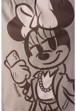 Camiseta Mickey Mouse Relax Fit Para Mujer S