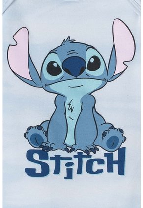 Body De Lilo Y Stitch Azul Manga Corta Para Bebé Género Neutro 9-12