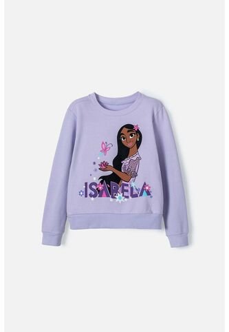 Buzo De Encanto Cuello Redondo Lila Para Niña 6 Disney