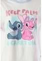 Camiseta De Stitch Regular Fit Para Mujer S de Disney
