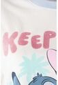 Camiseta De Stitch Regular Fit Para Mujer S de Disney