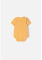 Body De Winnie The Pooh Manga Corta Mostaza Para Bebé Niña 6-9 de Disney