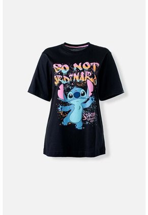 Camiseta De Stitch Regular Fit Para Mujer M
