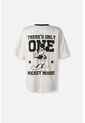 Camiseta De Mickey Mouse Oversized Fit Para Mujer L de Disney