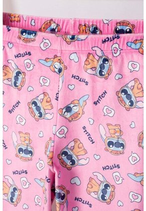 Pijama De Stitch Y Capybara Multicolor Para Niña 14