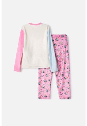 Pijama De Stitch Y Capybara Multicolor Para Niña 14