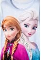 Camiseta De Frozen Manga Corta Azul Cielo Para Niña 2T A 6T 5T de Disney