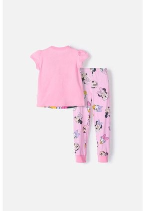 Pijama De Minnie Mouse Rosada Con Pantalón Largo Para Niña 2T A 5T 4T